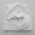 Baby's cotton/spandex knitted hat solid color sprint autumn for sale