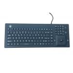 IEC 60512-4 106 Keys Waterproof Mechanical Keyboard 100mA PS2 With Trackball