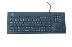 China IEC 60512-4 106 Keys Waterproof Mechanical Keyboard 100mA PS2 With Trackball supplier