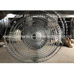 Goverment Use Double Circle BTO30 Razor Wire , SS304 Concertina Coil for sale