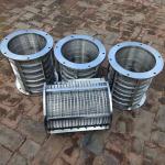 Screw Press Sludge dewatering filtration stainless steel 304 Wedge wire screen filter cylinders for sale