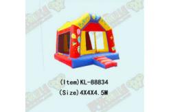 China Large Entrance Inflatable Castles With Two Transparent Windows supplier