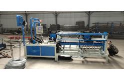 China Single Wire Fully Automatic Diamond Mesh Chain Link Fence  Machine Factory supplier