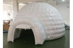 China White Inflatable Igloo Tent Outside Diameter 4.8 Meter CE Certificated supplier