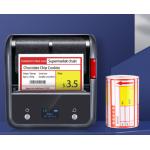 Handheld Barcode Label Printing Machine 75mm Thermal Label Sticker Printer for sale