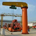 360 Degree Rotation Column Crane Fixed Jib Hoist Crane 2 Ton Remote Control for sale