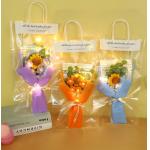 25x45cm Sunflower Simulation Knitted Yarn Floral Arrangement for sale