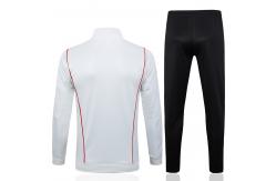 China Polyester White Football Training Tracksuit Training Kit Set supplier