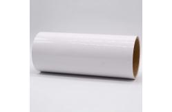 China Removable Anti Static Label Material 1Mil Gloss White Polyimide Materials With Glassine supplier