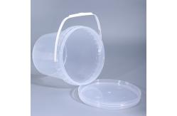 China Round Shape 3L Food Grade PP Plastic Pails Customized Personalized Logo With Printed supplier