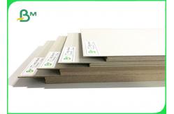 China 1.5mm Thickness Uncoated Laminated Grey Chip Board for Advertising Board supplier