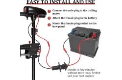 China 12v Trolling Motor Plug Receptacle Minn Kota Marine Waterproof Quick Connect supplier