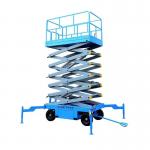 500kg Capacity Mobile Electric Scissor Lift Anti slip 380V 220V for sale