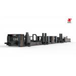 Black Automatic Folder Gluer Stitcher With Dual Stitching for Box Making for sale