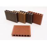 140x25mm Co Extrusion WPC Decking Recycled Wood Plastic Composite Flooring