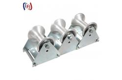 China 10kN Linear Angular Cable Roller Underground Cable Pulling Tools supplier