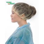 Disposable Bouffant Cap Breathable Non Woven Head Covers Yellow for sale