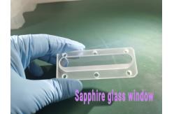 China Equipment Observation Sapphire Glass Window  With Step Hole supplier