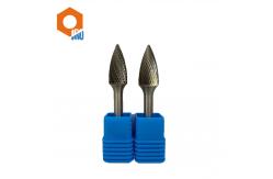 China Deburring Tools Carbide Rotary Burr With Steel Shank 6mm Diameter supplier
