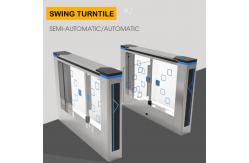 China Access Control Turnstile Barrier Gate Rfid Card Reader Security System 50W/24V supplier