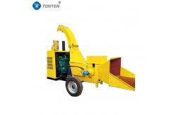 China Diesel Industrial Waste Wood Crusher Machine For Coconut Chipper Sawdust Making supplier
