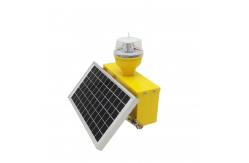 China Single Aviation Solar Powered Obstruction Light Low Intensity Warning Tower Led supplier