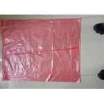 Red Disposable Plastic Water Soluble Laundry Bags For Medical / Hospital for sale