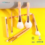 Customized OEM Travel Makeup Brush Set Foundation Powder Plastic Handle 8PCS
