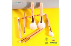 China Customized OEM Travel Makeup Brush Set Foundation Powder Plastic Handle 8PCS supplier