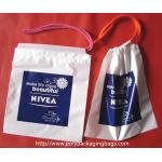 Plastic Drawstring Backpack Bags / Drawstring Carrier Bags 2 Colors Gravure Printing for sale