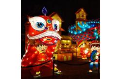 China Outdoor Chinese Dragon Lantern 60cm-30m Size Shape Customizable supplier