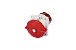 China 125A 380V IP67 Three Phase Industrial Panel Mount Power Socket supplier