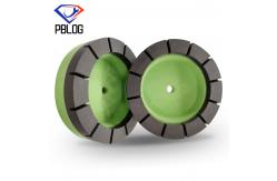 China Segmented Hand Grinding Wheel Glass Edge Sectional Grinding Wheel Green supplier