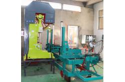 China MJ3310 Vertical wood cutting band saw, log sawing sawmill machine with CNC Carriage supplier