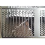 1m Width Rectangular Hole Perforated Metal Plate Galvanized Plate 2m Length