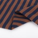 185gsm 95 Cotton 5 Spandex Fabric Soft Striped Knit Lycra Undershirt Cloth for sale