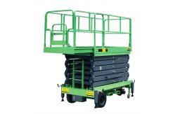 China 12M Mobile Scissor Lift With Pulling Device supplier