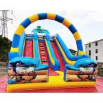 Ocean World Dual Lane Commercial Inflatable Water Slide for sale