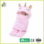 Flannel Unicorn Pillow Sleeping Bag 65x75cm With Velcro For Babies for sale