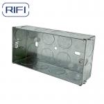 3*6 Galvanized Steel GI Switch Box IP 65 Electrical Junction Boxes