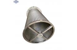 China Stainless Steel V-Shaped Profile Wire Screen Johnson Wedge Wire Welding Screen supplier