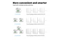 China Wall Light Self Powered Wireless Switch Outdoor Waterproof Push Button Switch supplier