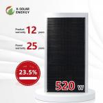 Lightweight BIPV Solar Modules 520W Solar Sheet BIPV Panel XSCM-520-T