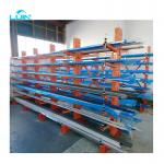 Double Side Metal Lumber Cantilever Steel Rack Warehouse Storage System for sale