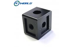 China Precision CNC Aluminum Equipment Box Machined Black Accessories supplier