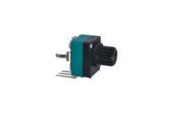 China RV97P6N0 Knurled Shaft Rotary Electrical Potentiometer For Precise Control Accuracy supplier