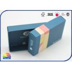 Lid And Base 2 Piece Folding Paper Box Customized CMYK Printing