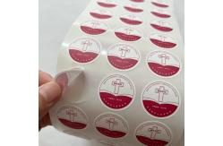 China Self Adhesive Vinyl Stickers Labels Custom Roll Printing Labels supplier