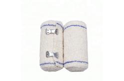 China 60g/M2 10cm×4.5m Elastic Crepe Medical Bandages With Red Line supplier