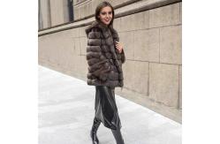China Europe And America Eco-friendly Faux Fur Hooded Coat supplier